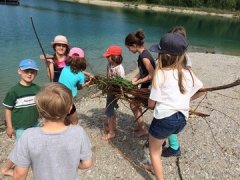 Sonne, Strand, Schiff Sonne, Strand, Schiff